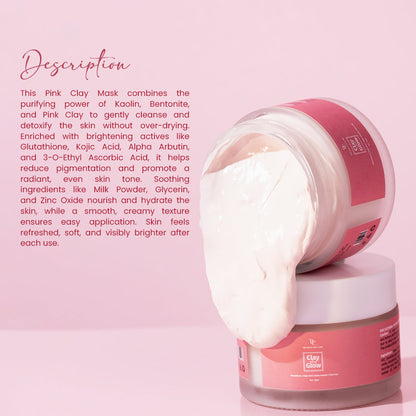Pink Clay Mask - D Tan Face Mask The Bath and Care