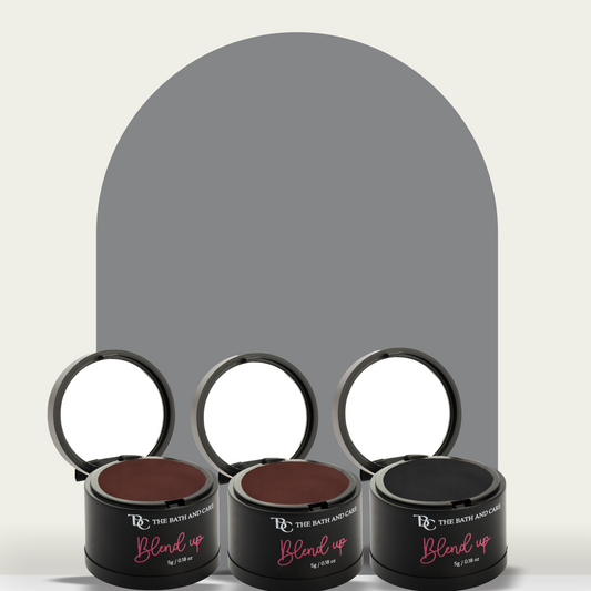 2 Brown and 1 Black Shade Blend Up - Hair Cover Up Powder The Bath and Care