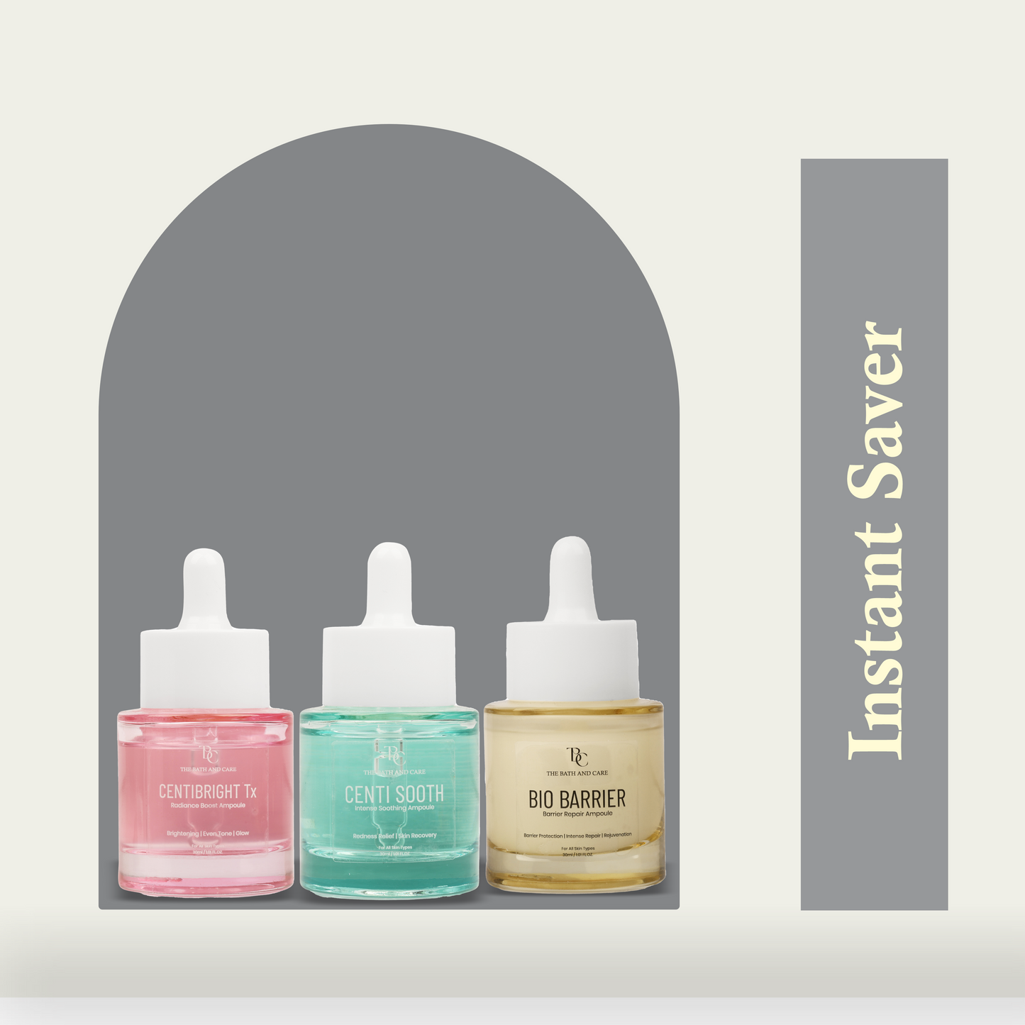 BARRIER REPAIR + RADIANCE BOOST + INTENSE SOOTHING AMPOULE The Bath and Care