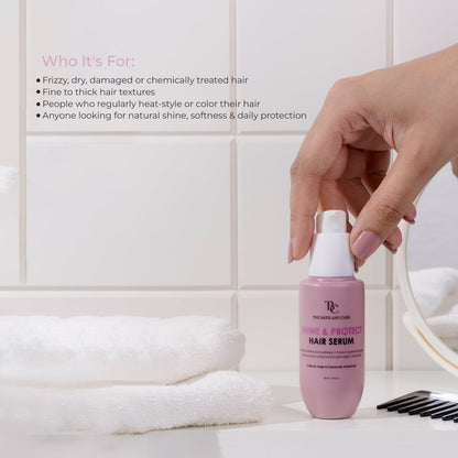 SHINE AND PROTECT HAIR SERUM The Bath and Care
