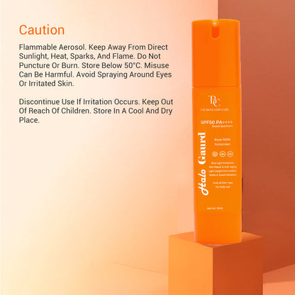 Halo Guard Hydrating Sunscreen Broad Spectrum SPF 50 PA++++ The Bath and Care