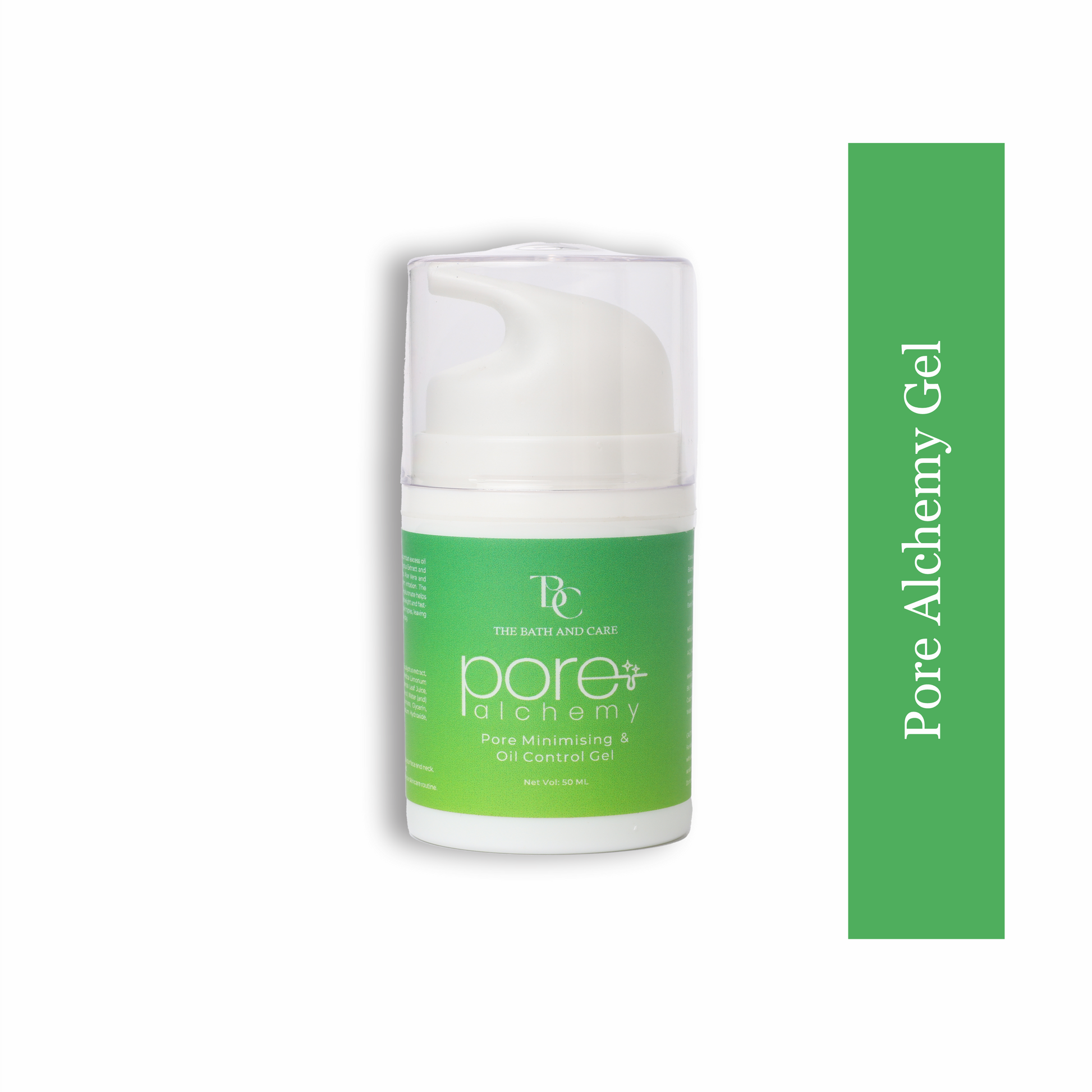 Aloe Vera & Oil Control Face Gel Moisturizer for Pore Minimizer The Bath and Care