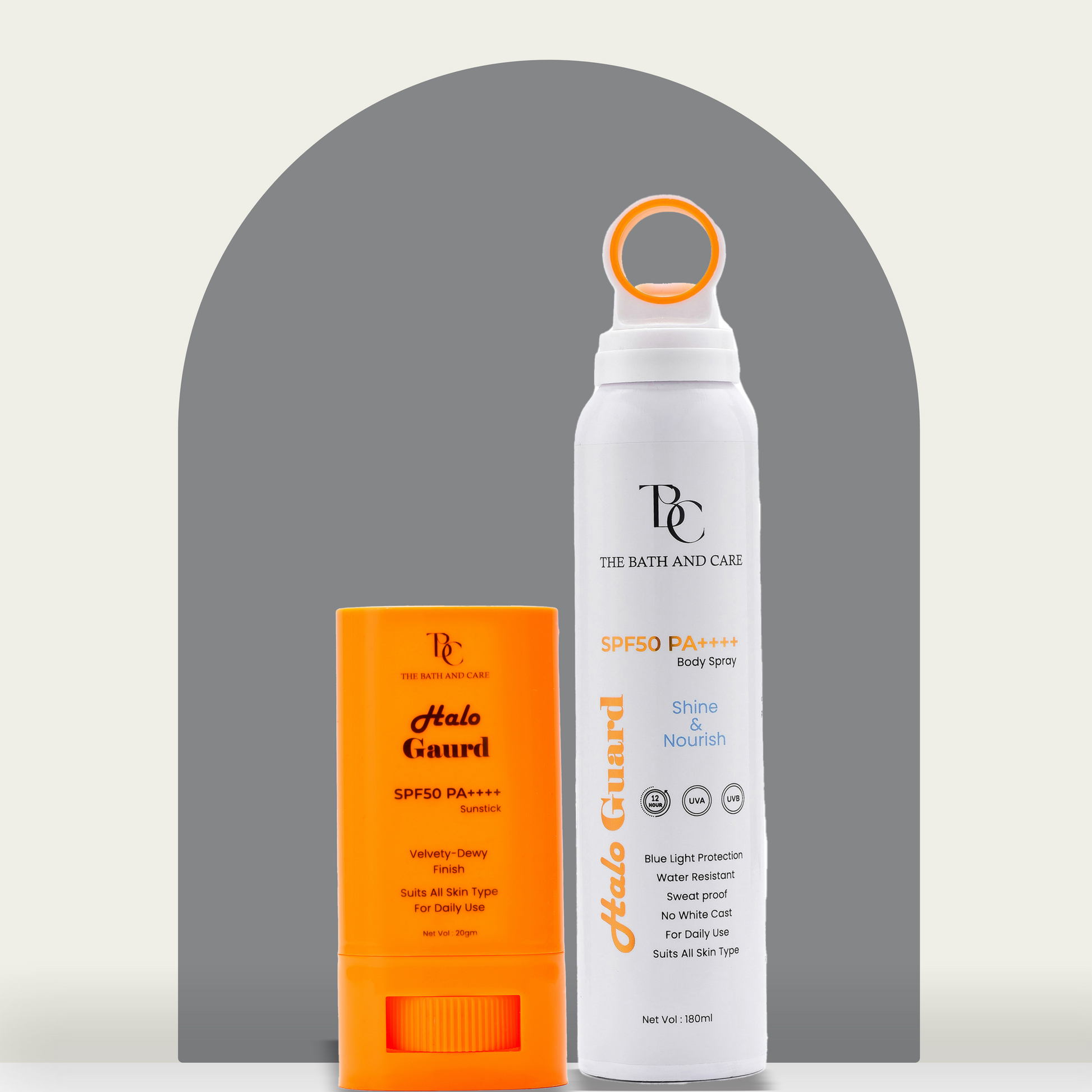 Combo of Halo Guard Sunspray & Sunstick The Bath and Care
