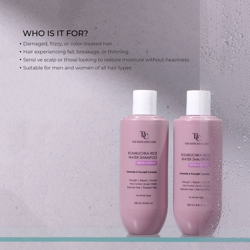 KOMBUCHKA RICE WATER SHAMPOO – REPAIR & RESTORE The Bath and Care