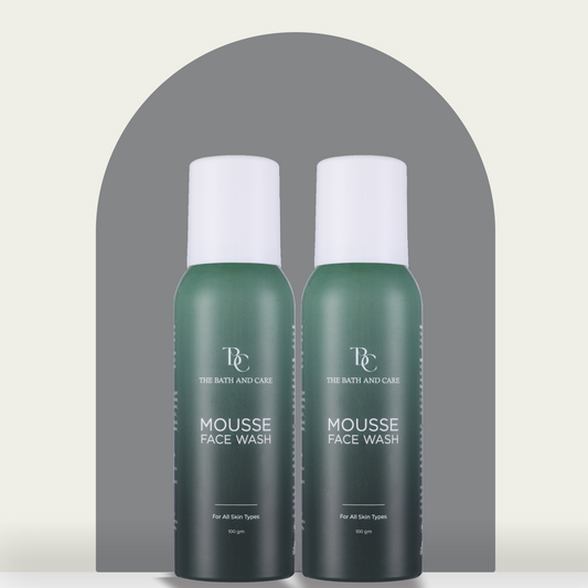 Pack of 2 Mousse Face Wash The Bath and Care