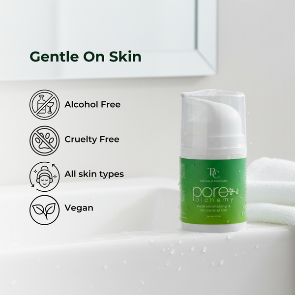 Aloe Vera & Oil Control Face Gel Moisturizer for Pore Minimizer The Bath and Care