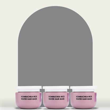 COMBO OF 3 KOMBUCHKA RICE WATER HAIR MASK – REPAIR & RESTORE The Bath and Care