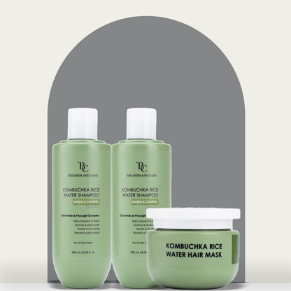 COMBO of 2 DEFEND AND CONTROL Hair Shampoo + DEFEND AND CONTROL Hair Mask The Bath and Care