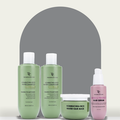 DEFEND AND CONTROL Hair Shampoo + Conditioner + Hair Mask + Serum The Bath and Care