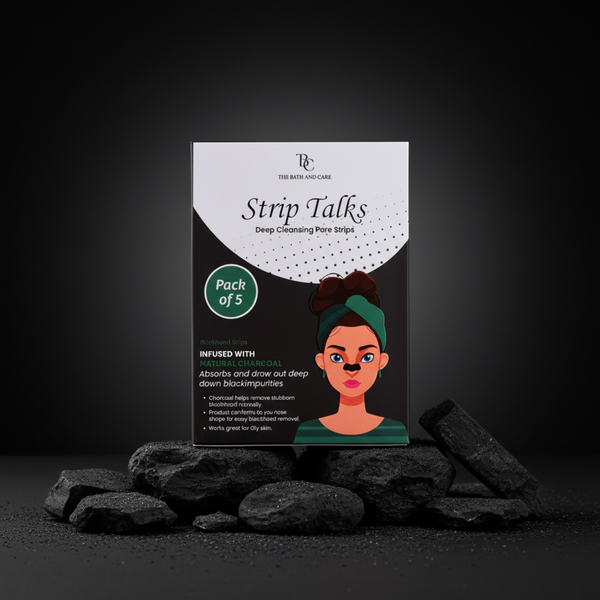 Deep Cleansing Charcoal Nose Strips - Nose Blackheads & Pores Remover - Strip Talks The Bath and Care