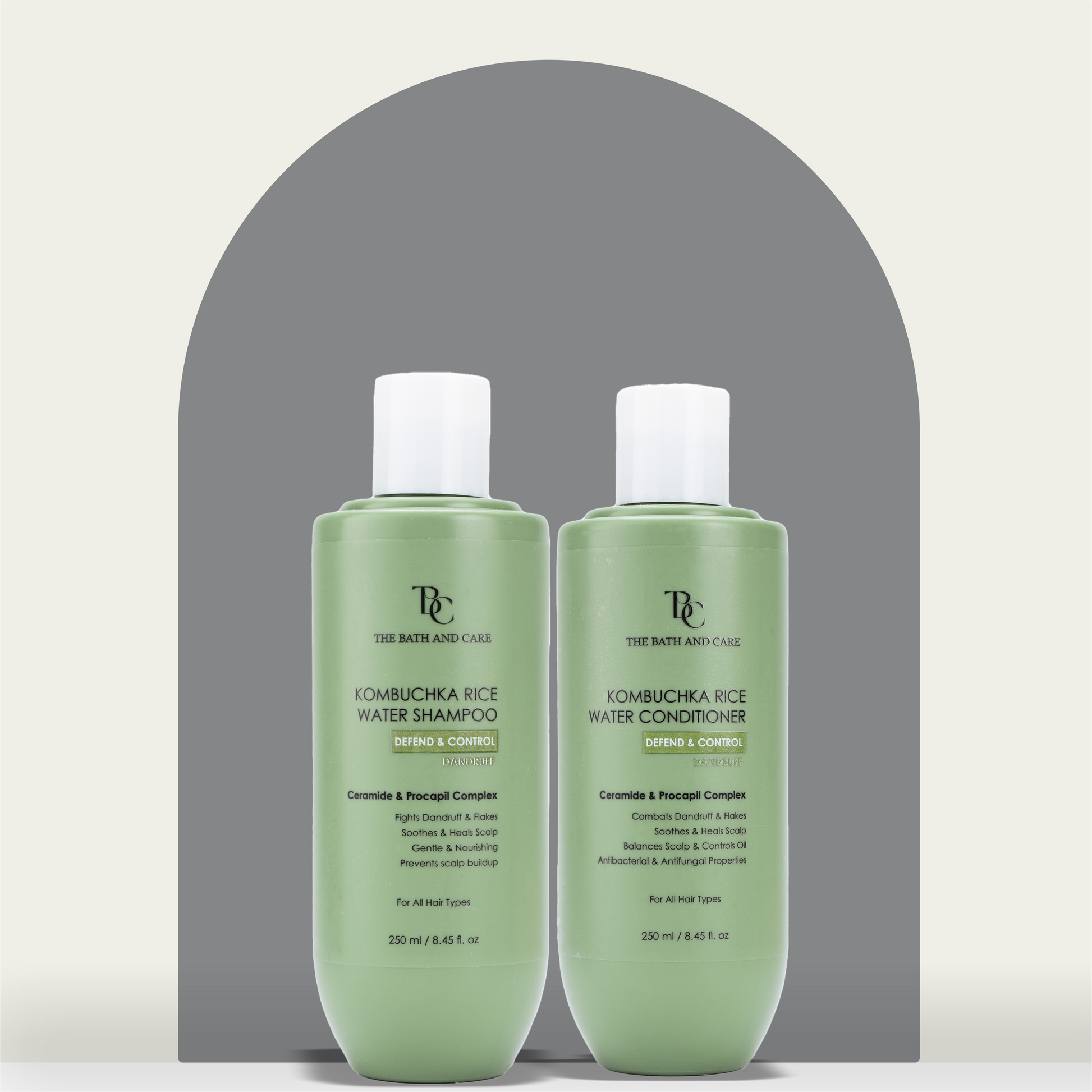 DEFEND AND CONTROL Hair Shampoo + DEFEND AND CONTROL Hair Conditioner The Bath and Care