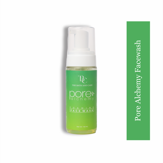 Oil Control Foaming Face Wash with Tea Tree Extract for Pore Minimizing The Bath and Care