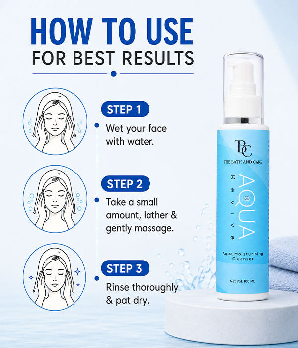 Aqua Revive Hydrating Face Cleanser with Hyaluronic Acid