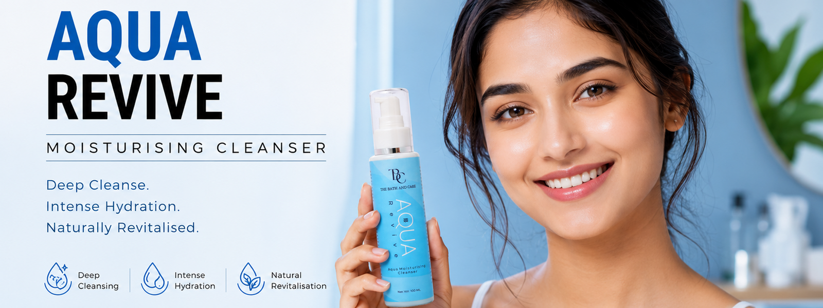 Aqua Revive Hydrating Face Cleanser with Hyaluronic Acid