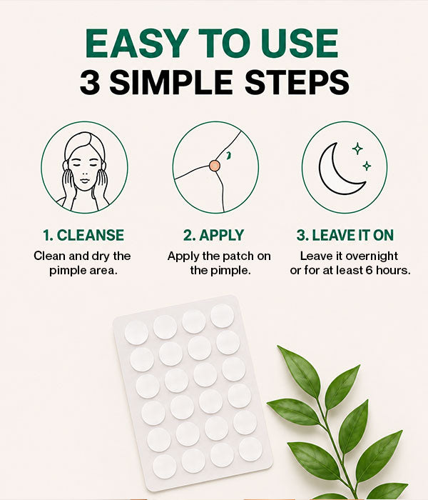 Clear Cue Hydrocolloid Acne Patches for Overnight Spot Care