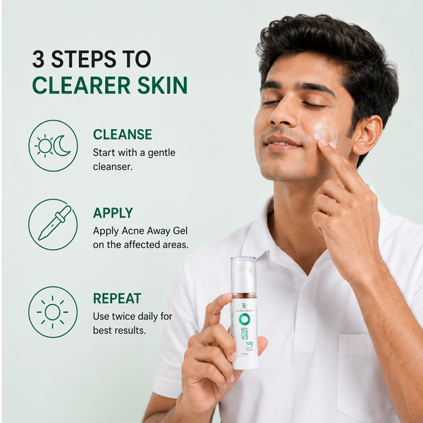 Acne Away Gel â€“ Anti Acne Face Gel with Aloe Vera, Tea Tree, Clove Oil, Peptides & Ceramides The Bath and Care