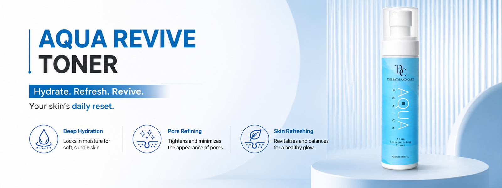 Aqua Revive Hydrating Face Toner with Rice Extract