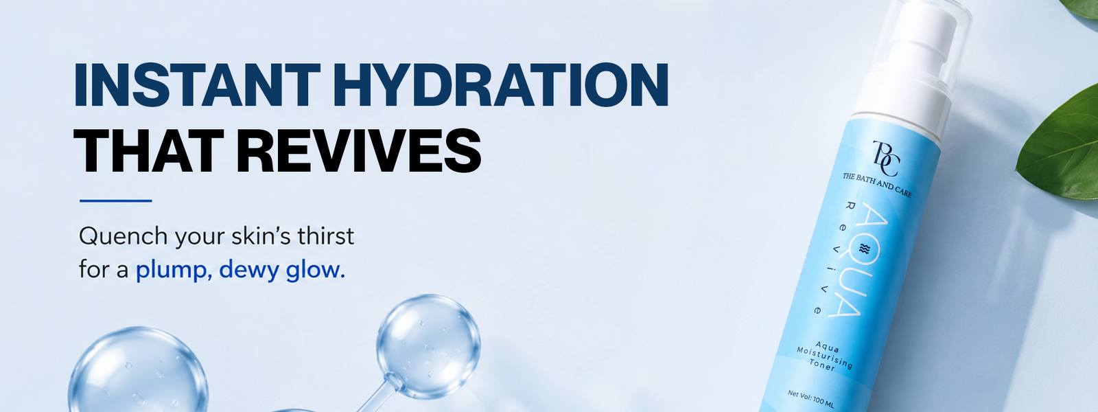 Aqua Revive Hydrating Face Toner with Rice Extract