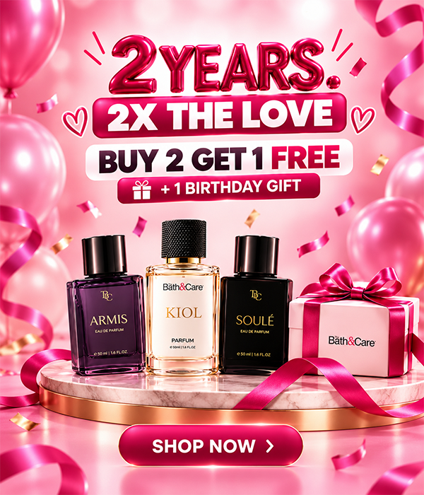 Buy 2 Perfumes, Get 1 Perfume &  Gift! Free