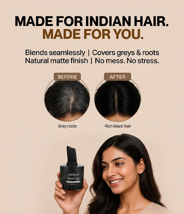 Blend Up Hair Root Touch-Up Powder for Grey Coverage