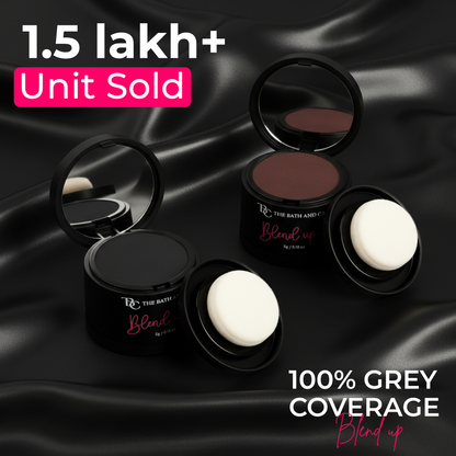 Blend Up - Hair Root Touch Up Powder, Covers Grey Hair, Roots & Bald Spots Instantly The Bath and Care