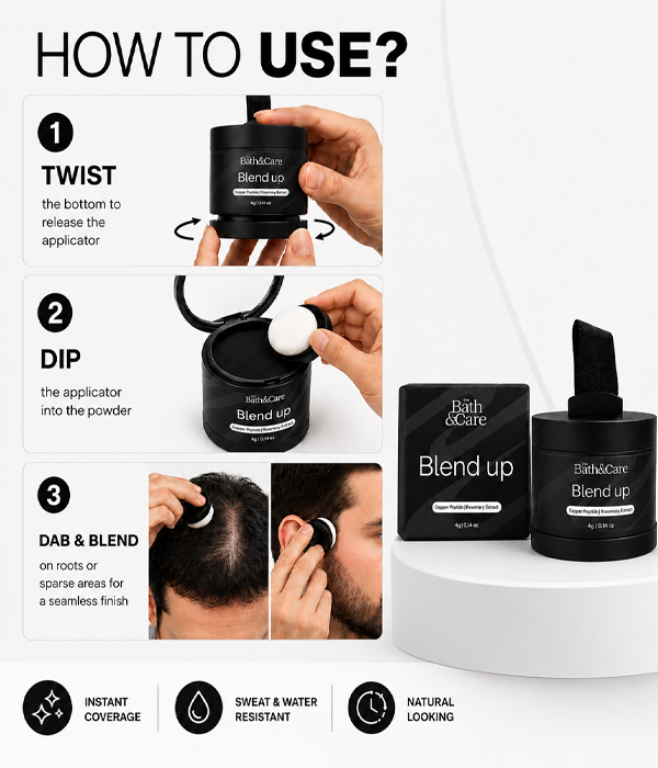 Buy Dry Shampoo and Get Blend Up - Hair Cover Up Powder Free