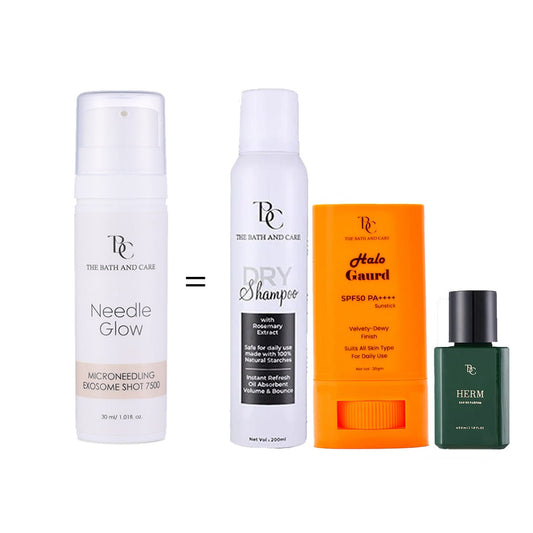 Buy Needle Glow & Get Dry Shampoo & Halo Gaurd Sunstick & Herm Perfume FREE - 7596 The Bath and Care