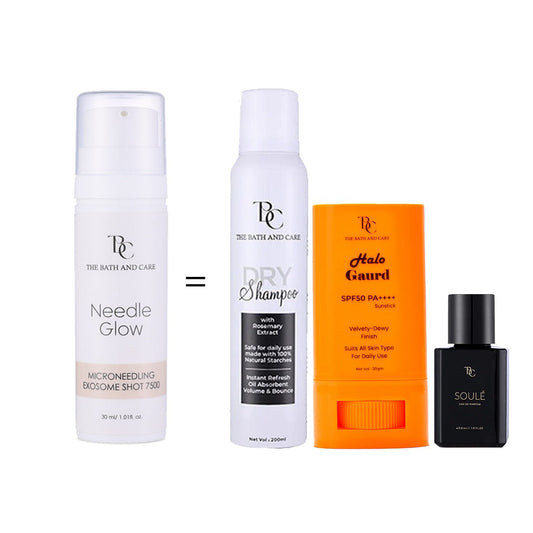 Buy Needle Glow & Get Dry Shampoo & Halo Guard Sunstick & Soule Perfume FREE The Bath and Care