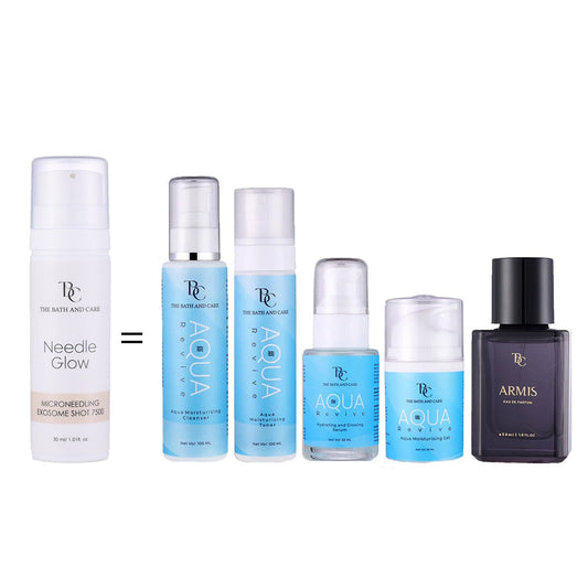 Buy Needle Glow & Get Entire Aqua Revive Range and Armis Perfume FREE The Bath and Care