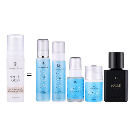 Buy Needle Glow & Get Entire Aqua Revive Range and Soule Perfume FREE The Bath and Care