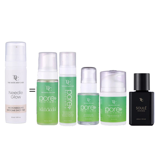 Buy Needle Glow & Get Entire Pore Alchemy Range and Soule Perfume FREE The Bath and Care
