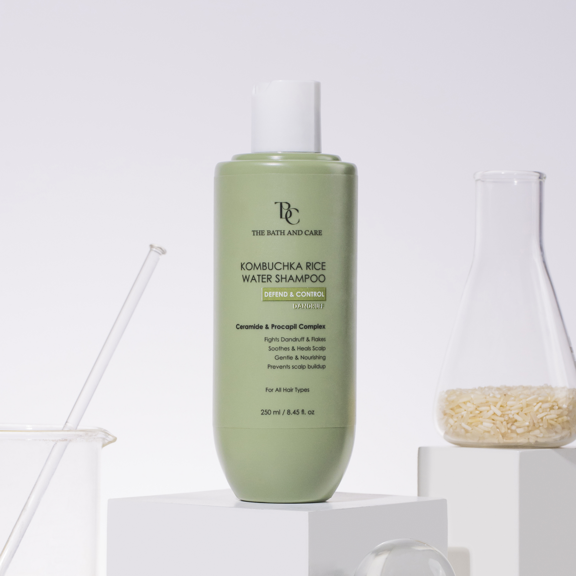 KOMBUCHKA RICE WATER SHAMPOO - DEFEND AND CONTROL The Bath and Care