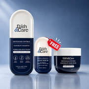 Rice Water Anti-Dandruff Hair Care Combo – Shampoo, Hair Mask + Get Free Serum for Dandruff, Flaky Scalp, Excess Oil & Frizz | Kombuchka Defend & Control