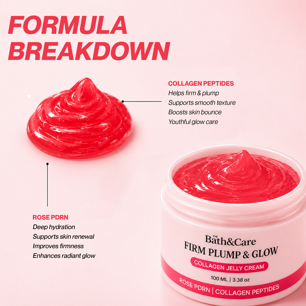 Firm Plump & Glow Collagen Jelly Cream | 100 g The Bath and Care