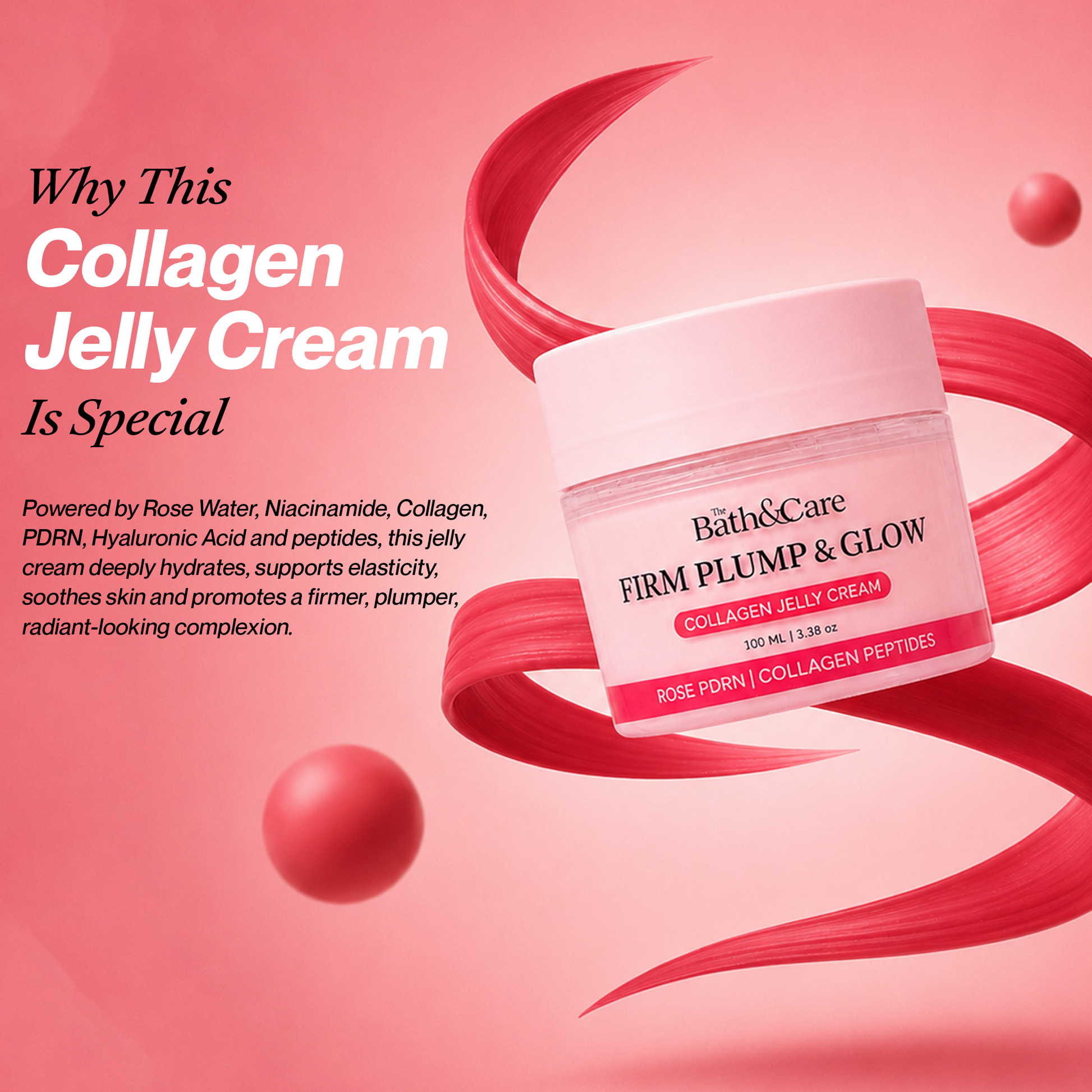 Firm Plump & Glow Collagen Jelly Cream | 100 g The Bath and Care