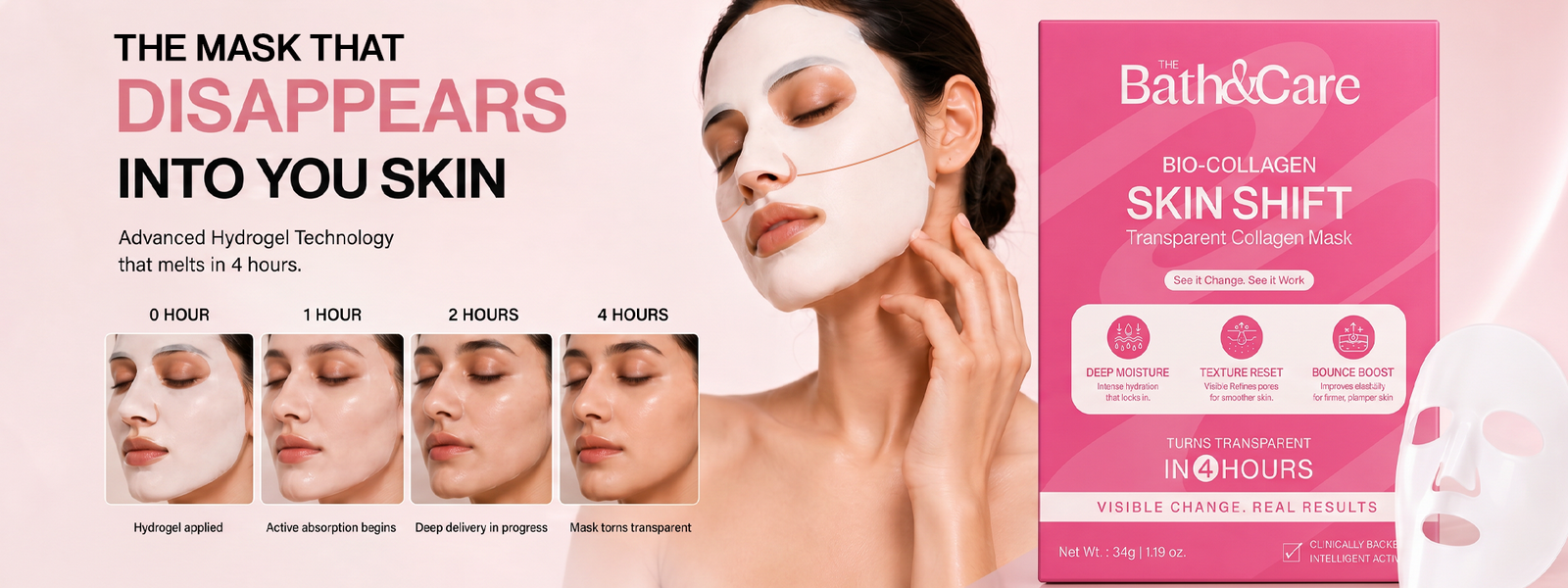 Bio-Collagen Real Deep Hydrogel Mask for Hydration & Firmness