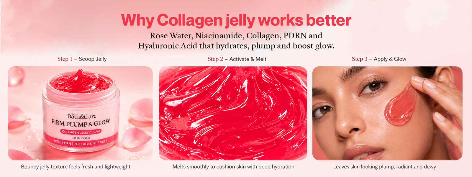 Firm Plump & Glow Collagen Jelly Cream | 100 g