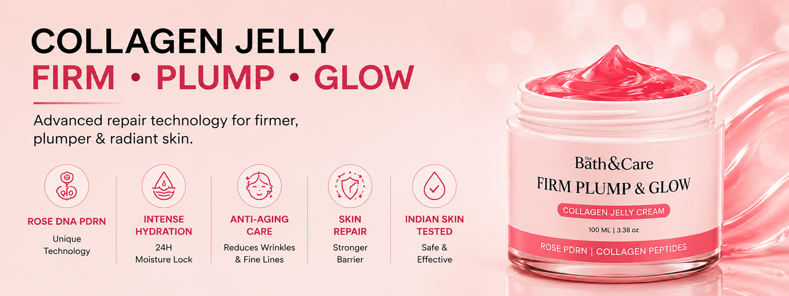 Firm Plump & Glow Collagen Jelly Cream | 100 g