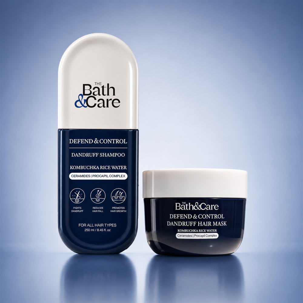 DEFEND AND CONTROL Hair Shampoo + DEFEND AND CONTROL Hair Mask The Bath and Care