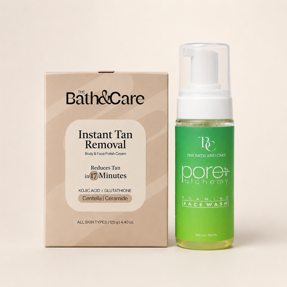 Instant Tan Removal + Pore Alchemy Face Wash Combo The Bath and Care