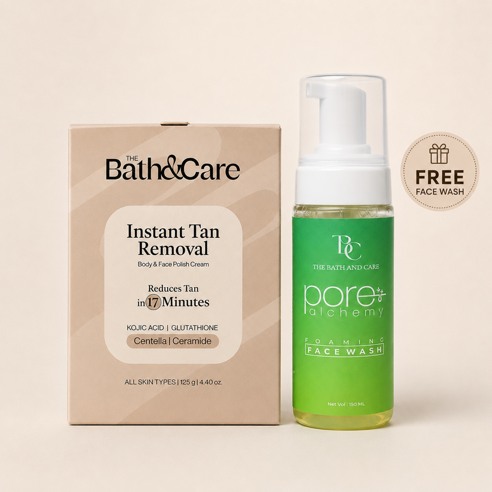 Instant Tan Removal + Oil control Face Wash Combo The Bath and Care