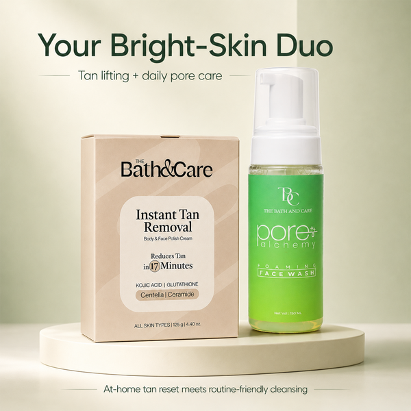 Instant Tan Removal + Pore Alchemy Face Wash Combo The Bath and Care