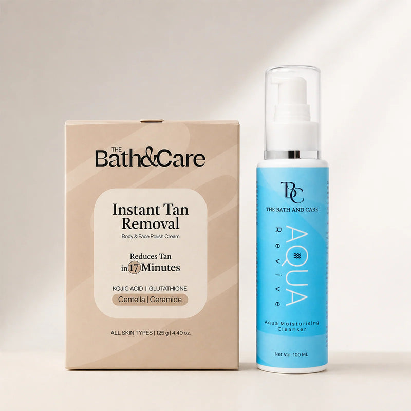 Instant Tan Removal + Aqua Revive Face Wash Combo