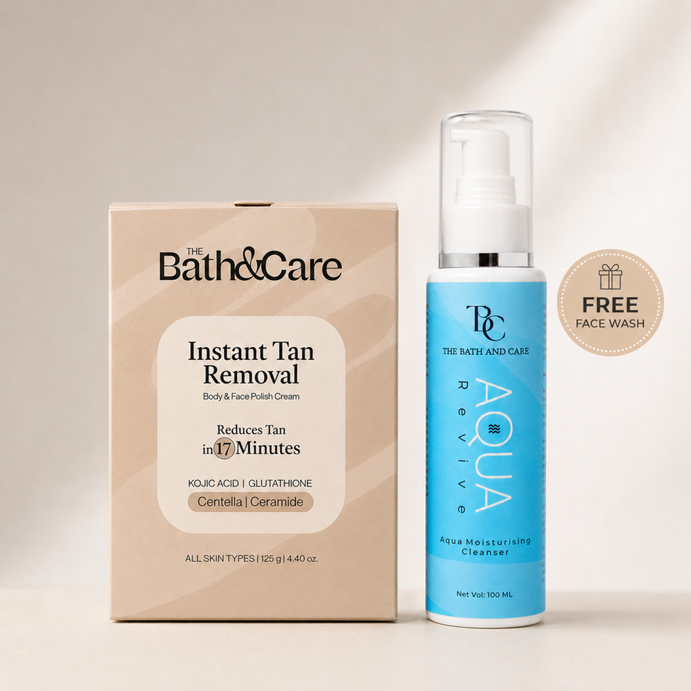 Instant Tan Removal + Hydrating Face Wash Combo The Bath and Care