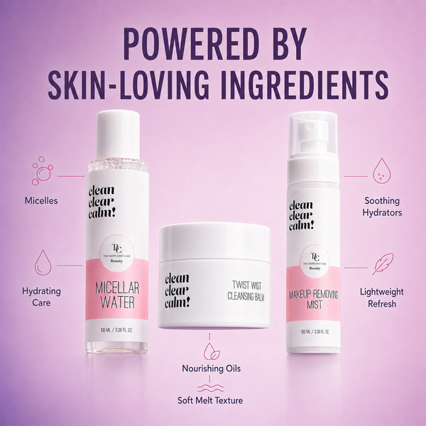 Makeup Remover Balm + Makeup Remover Mist + Micellar Water The Bath and Care