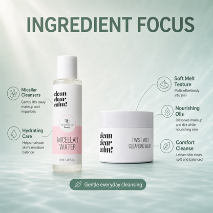 Makeup Remover Balm + Micellar Water + Mousse Face Wash + Aqua Revive Toner + Bio Barrier Ampoule The Bath and Care