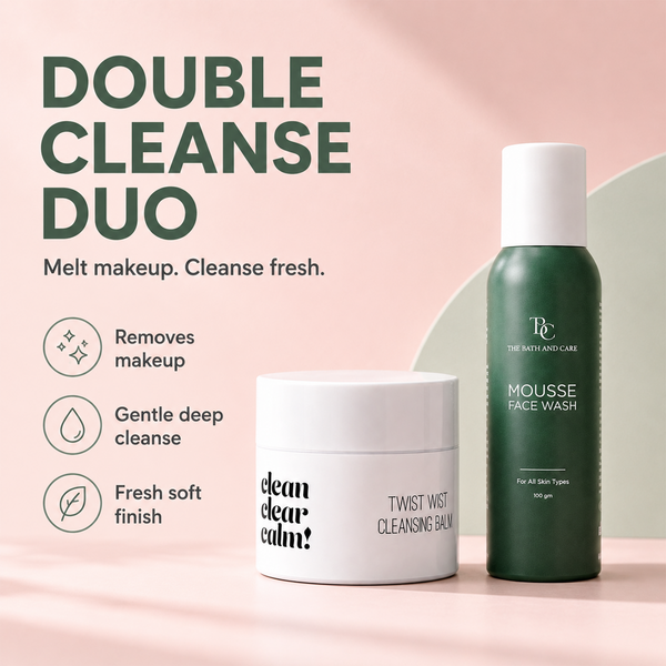 Makeup Remover Balm + Mousse Face Wash The Bath and Care