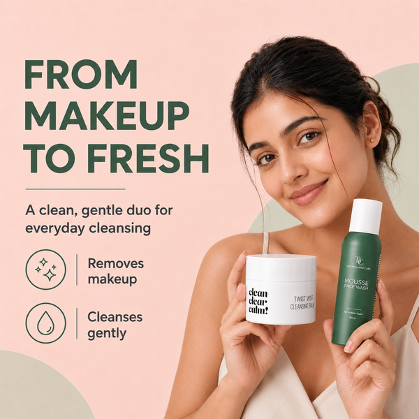 Makeup Remover Balm + Mousse Face Wash The Bath and Care