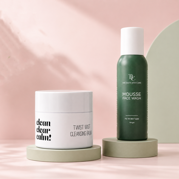 Makeup Remover Balm + Mousse Face Wash The Bath and Care