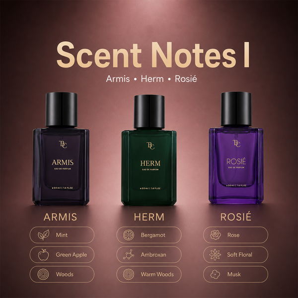 Pack of 5 Eau de Parfums – Unisex Fragrance Gift Set The Bath and Care